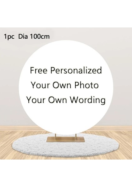 D3FT(100CM)ELASTIK Ücretsiz Özelleştirilmiş Yuvarlak Kumaş Polyester Zemin Arka Plan Disney Marvel Pikachu Mickey Minnie Prenses Örümcek Adam Avengers (Yurt Dışından)