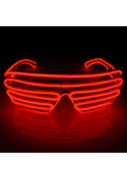 Yeşil LED Işık Gözlük El Tel Gözlük Neon Deklanşör Light Up Gözlük Pil Denetleyicisi ile Noel Partisi Yanıp Sönen Dekorasyon (Yurt Dışından) modelleri