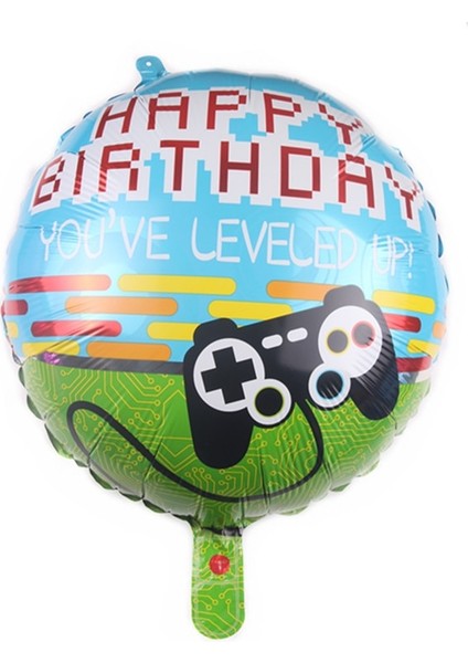 Video Oyunu Yuvarlak Yeni Video Oyunu Denetleyicisi Alüminyum Folyo Balon Mutlu Doğum Günü Dekorasyon Oyunu Maç Sahne Oyun Aracı Top Çocuk Oyuncakları Hediye (Yurt Dışından) modelleri
