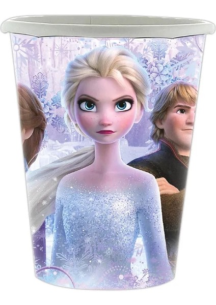 Patlamış Mısır Kutusu 6 Adet Yeni Disney Elsa Anna Dondurulmuş 2 Parti Malzemeleri Kağıt Bardak Kağıt Tabaklar Masa Örtüsü Çocuk Kız Kar Kraliçesi Doğum Günü Partisi Dekor Setleri (Yurt Dışından)