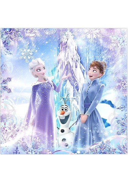 Patlamış Mısır Kutusu 6 Adet Yeni Disney Elsa Anna Dondurulmuş 2 Parti Malzemeleri Kağıt Bardak Kağıt Tabaklar Masa Örtüsü Çocuk Kız Kar Kraliçesi Doğum Günü Partisi Dekor Setleri (Yurt Dışından)