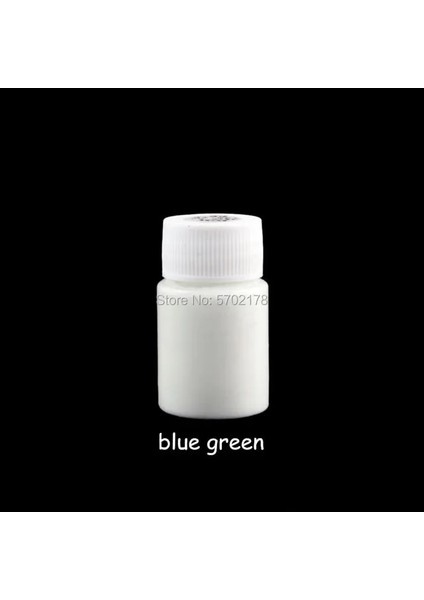 Mavi Yeşil Floresan Su Bazlı Parlak Boya Sanat Pigment Vücut Boyama Su Geçirmez Karanlıkta Parlayan Toz Toz Gece Kaplama Dıy Boya (Yurt Dışından)