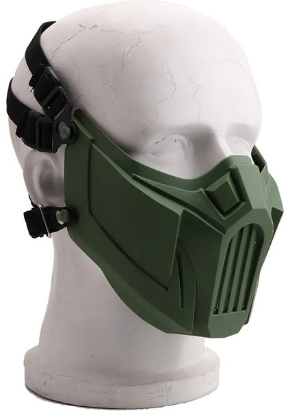 E Açık Masquerade Solunum Maskesi Rüzgar Geçirmez Toz Geçirmez Cosplay Kayak Bisiklet Ayarlanabilir Güvenlik Yüz Maskesi Maskaralar (Yurt Dışından) fırsatları