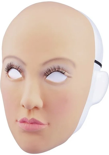 Yeni Kadın Yüz Maskesi Lateks Gerçekçi Insan Cilt Maskeleri Cadılar Bayramı Cosplay Dans Masquerade Güzel Cinsiyet Ortaya Kadın (Yurt Dışından) modelleri