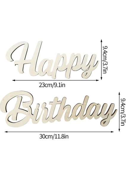 S4 Duvar Sticker Ahşap Mutlu Doğum Günü Duvar Etiketi Atmosfer Yıldız Balon Etiket Doğum Günü Partisi Duvar Dekorasyonu Düğün Parti Zemin Dekor (Yurt Dışından)