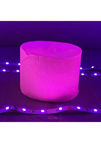 1 Rulo 25 M Gül Karanlıkta Glow Malzemeleri Neon Parti Dekorasyon Aydınlık Balon Krep Kağıt Disko Doğum Günü Afiş Cadılar Bayramı Dekor Gerek Uv Işıkları (Yurt Dışından)