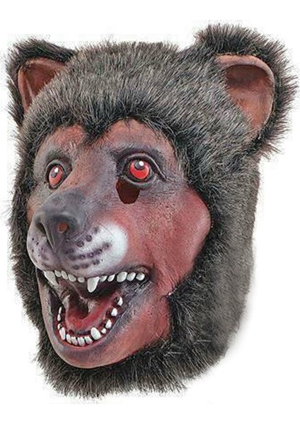 Bordo Lateks Hayvan Kafası Tavşan Kertenkele Ayı Hippo Maskesi Süslü Elbise Kostüm Sahne Parti Maskesi (Yurt Dışından) modelleri