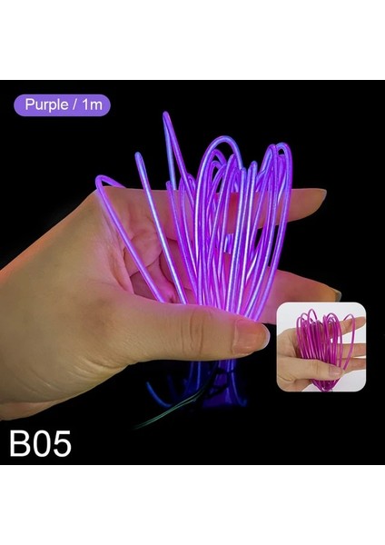 B051321 1m 1/3/5m Taşınabilir Neon El Tel Işıklar Süper Parlak Pil Kumandalı Cosplay Elbise Festivali Parti Cadılar Bayramı Dıy Yılbaşı Dekoru (Yurt Dışından) fiyatları