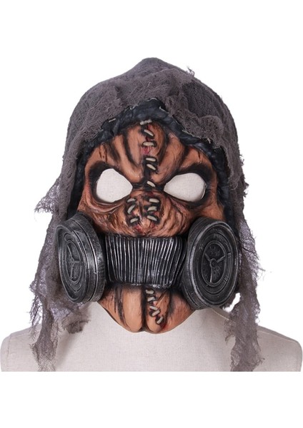 Korkunç Lateks Maske 10 Korkunç Palyaço Hayvan Lateks Maske Karnaval Kostüm Başlık Sahne Noel Cadılar Bayramı Gerçekçi Yetişkin Parti Cosplay Kostüm Maske Sahne (Yurt Dışından)