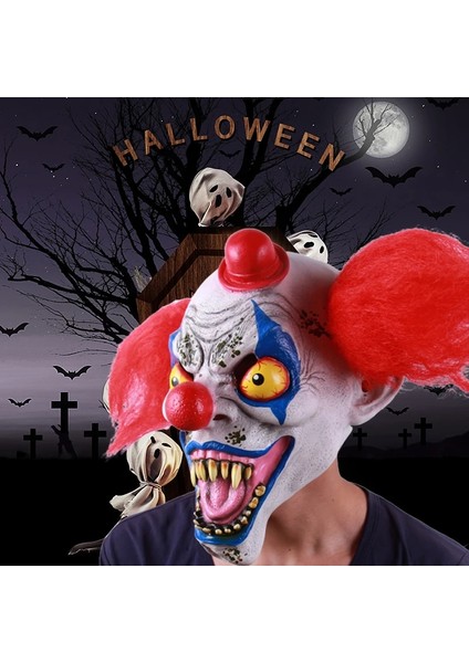 Korkunç Lateks Maske 10 Korkunç Palyaço Hayvan Lateks Maske Karnaval Kostüm Başlık Sahne Noel Cadılar Bayramı Gerçekçi Yetişkin Parti Cosplay Kostüm Maske Sahne (Yurt Dışından) indirimleri