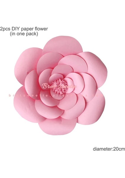 S3 20 cm Pembe Bebek Duş Kız Dekorasyon Zemin Bebek Duş Balonları Kağıt Çiçek Duvar Dekor Kız Doğum Günü Partisi Fotoğraf Arka Plan (Yurt Dışından) fiyatları