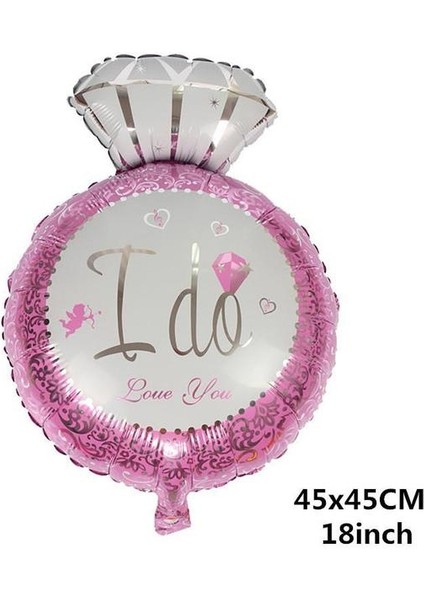 18 Inç Pembe Halka Jumbo Şarap Şişesi Ruj Folyo Balon Düğün Seni Seviyorum Öp Beni Ağız Helyum Topu Süsleme Sevgililer Günü Yetişkin Balon Oyuncak (Yurt Dışından)