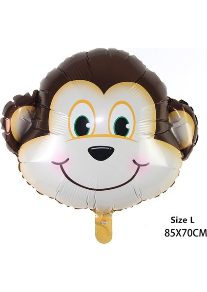 12 Inç Aslan Yeni Hayvan Kafası Balonlar Aslan Kaplan Zürafa Zebra Maymun Inek Folyo Balon Mutlu Doğum Günü Orman Partisi Dekorasyon Çocuk Oyuncakları (Yurt Dışından)