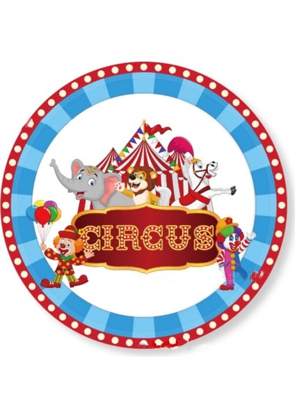 Fincan 8 Adet Karnaval Sirk Tema Parti Iyilik Çocuklar Doğum Günü Tek Kullanımlık Sofra Setleri Karikatür Hayvan Plakaları Parti Süslemeleri Malzemeleri (Yurt Dışından) indirimleri