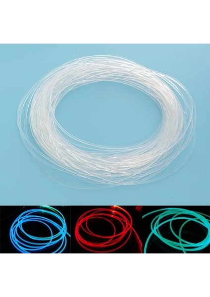 1 Adet 1 M 4mm 1 M Pmma Yan Kızdırma Fiber Optik Kablo 1.5/2/3/4mm Çap Araba LED Işıkları Parlak Şenlikli Parti Kızdırma Malzemeleri Yan Fiber Şerit (Yurt Dışından)