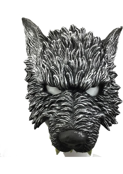 Resim Olarak Cadılar Bayramı Maskesi Cosplay Bar Masquerade Ball Kurt Başkanı Maskesi Gerçekçi Giydirme Sahne (Yurt Dışından) indirimleri