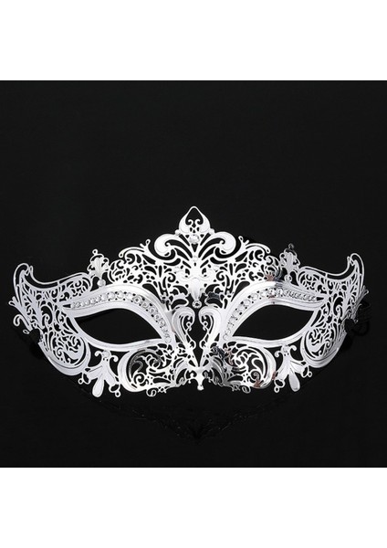 Stil 7 Siyah Venedik Metal Telkari Lazer Kesim Masquerade Balo Maskesi Altın Taklidi Kostüm Elbise Parti Dans Kostüm Parti Maskesi (Yurt Dışından) indirimleri