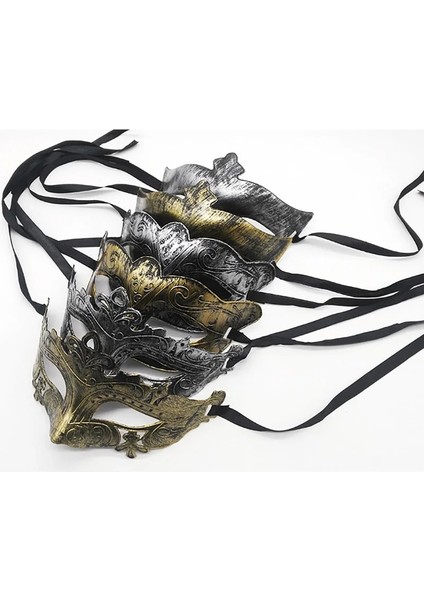 Stil 10 1 Adet Inanılmaz Maske Antik Altın ve Gümüş Caz Düz Kafa Maskesi Topu Parti Toplama Erkekler ve Kadınlar Cosplay Yarım Maske Dekorasyon (Yurt Dışından) fırsatları