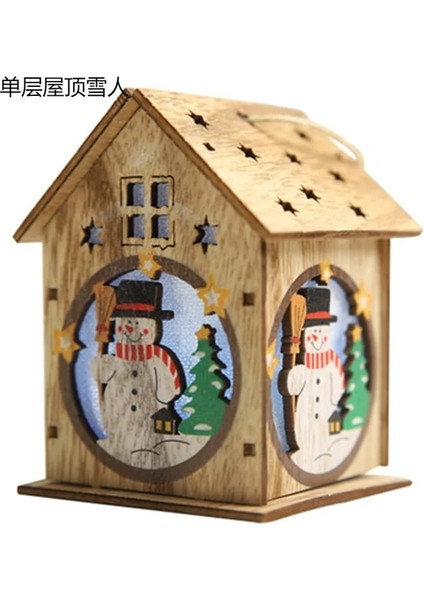Tek Kardan Adam Renkli LED Dekoratif Işıklar Yeni Yıl Noel Ağacı Kolye Süslemeleri Kardan Adam Noel Baba Işık Parti Malzemeleri Ev Dekor (Yurt Dışından)
