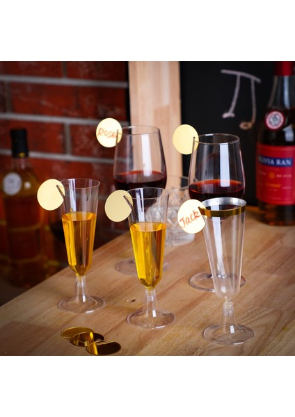 Şeffaf 50 Adet 30/50/100 Adet Akrilik Daire Içecek Etiketleri Yuvarlak Parti Içecek Etiketi Daire Şarap Bardağı Işaretleyiciler Boş Akrilik Etiketler Parti Için Cam Jant (Yurt Dışından) modelleri