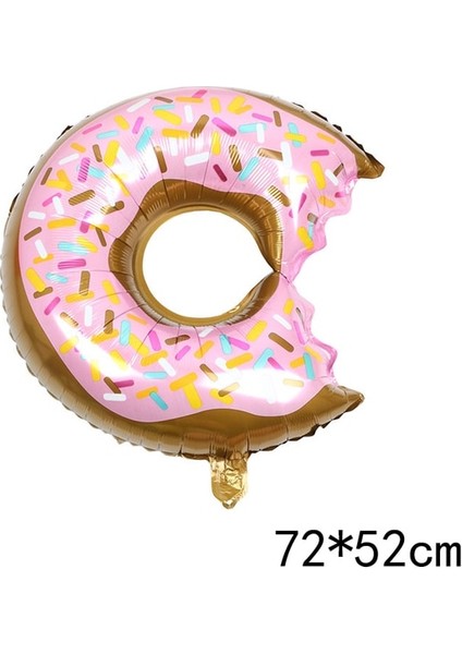 Donuts Pembe Renkli Şeker Folyo Balonlar Lolipop Helyum Balonları Bebek Duş Doğum Günü Düğün Parti Malzemeleri Noel Dekorasyon Globos (Yurt Dışından) fiyatları