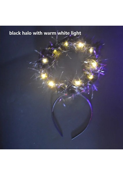 Stil 8 Kadın Kız Yanıp Sönen Light Up Melek Işık Halkası LED Kafa Bandı Glow Neon Parti Cosplay Doğum Günü Kostümleri Festivali Düğün Ramazan (Yurt Dışından)
