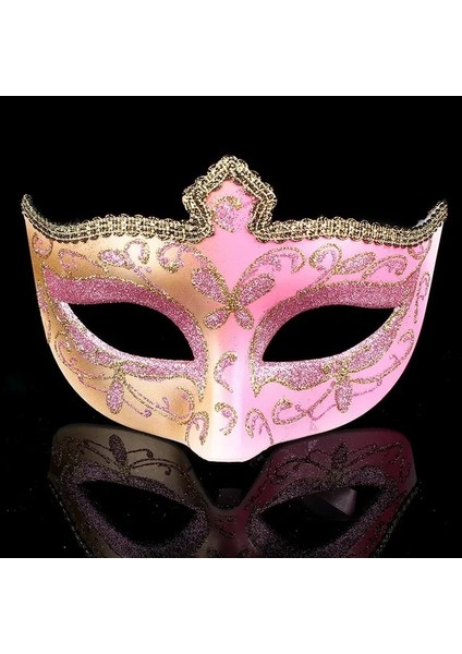 Parti Maskesi Bir Moda Masquerade Venedik Maskesi Mardi Gras Cadılar Bayramı Düğün Duvar Dekoratif Sanat Noel Yarım Yüz Doğum Günü Partisi Malzemeleri (Yurt Dışından)
