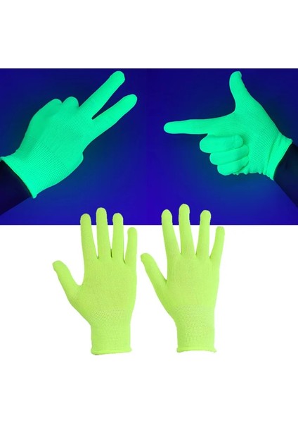 21 cm 5 Çift Floresan Yeşil Eldiven Uv Neon Eldiven Neon Parti Malzemeleri Glow In Blacklight Uv Işık Tema Parti Doğum Günü Dekor Için (Yurt Dışından) indirimleri