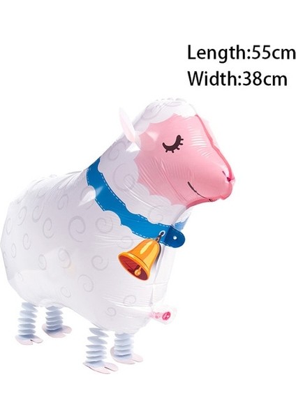 3D Folyo Balon 1 Adet Yürüyüş Çiftlik Hayvanı Balonlar Hayvan Folyo Mylar Balon Ördek Horoz Domuz Koyun At Inek Helyum Balon Çiftlik Partisi Dekoru Için (Yurt Dışından)