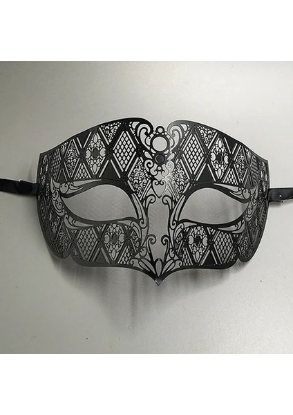 3006-SIYAH 2022 Metal Telkari Lazer Kesim Erkek/kadın Venedik Masquerade Göz Maskeleri Parti Cadılar Bayramı Cosplay Düğün Mardi Gras Topu Maskesi (Yurt Dışından) fiyatları