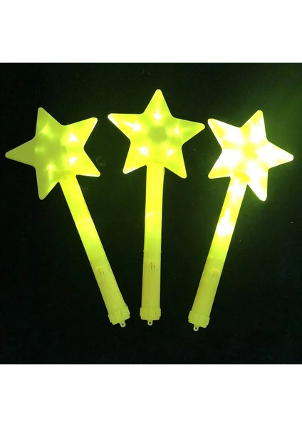 10 Adet 02 5/10 Adet Yıldız Flaş Işık Çubuğu Renkli Parti LED Vokal Konser Aydınlık Peri Değnek Komik Oyuncak Çocuk Hediyeler Cadılar Bayramı Noel (Yurt Dışından)