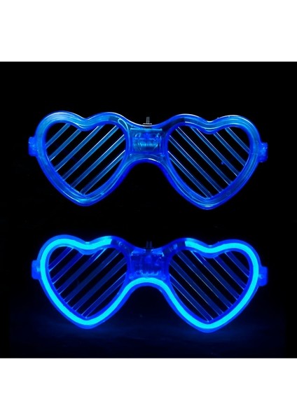 Mavi 15 Adet 5/10/15/20/30 Adet LED Neon Parti Gözlüğü Light Up Güneş Gözlüğü Karanlıkta Parlayan Çocuklar Için Gözlük Yetişkinler Parti Malzemeleri (Yurt Dışından)
