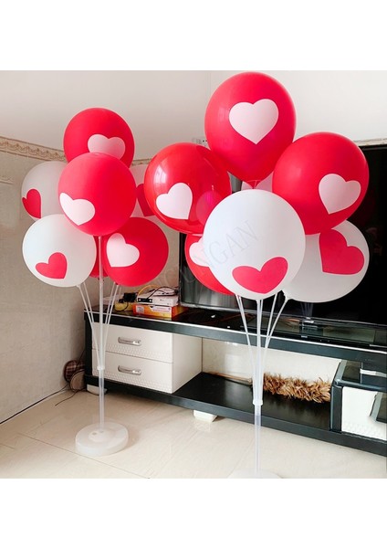 4 Takım 7 Tüp Standı 1 Takım 7/19 Tüp Balon Tutucu Balonlar Standı Sütun Konfeti Balon Çocuk Doğum Günü Partisi Bebek Duş Düğün Dekorasyon Malzemeleri (Yurt Dışından)
