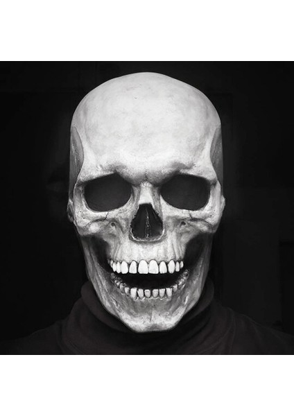 Koyu Renkli Kafatası Yeni Cadılar Bayramı Maskesi Dekorasyon Korku Korkunç Maske Hareketli Çene Tam Kafa Kafatası Maskesi Cosplay Cadılar Bayramı Partisi Dekoru 2022 Kafatası Kask (Yurt Dışından) indirimleri