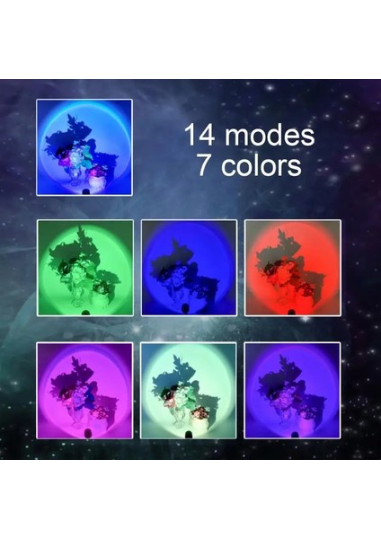 Gün Batımı Kırmızı Günbatımı Lambası LED USB Gökkuşağı Neon Gece Işığı Projektör Fotoğraf Duvar Atmosfer Aydınlatma Yatak Odası Ev Odası Dekor Için Hediye (Yurt Dışından) modelleri