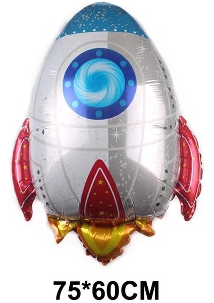 Menekşe 3D Astronot Roket Folyo Balonlar Düzlem Globos Uzay Gemisi Balon Dış Uzay Tema Doğum Günü Partisi Süslemeleri Çocuklar Bebek Duş (Yurt Dışından)