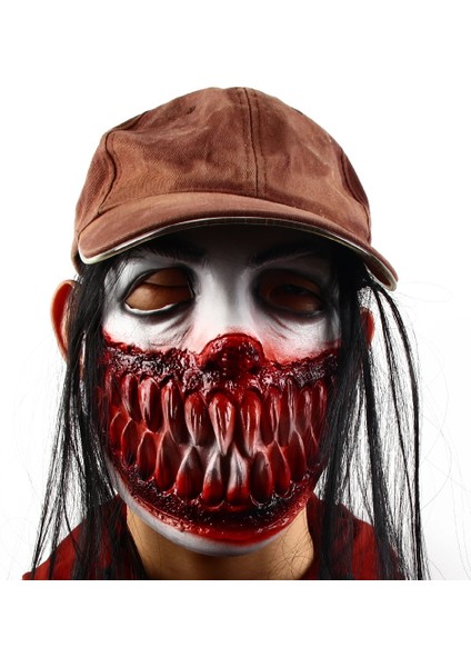 X10104 Cadılar Bayramı Kanlı Korkunç Maskeler Yetişkin Zombi Canavar Vampir Maskesi Lateks Parti Tam Kafa Karnaval Masquerade Parti Kostüm Sahne (Yurt Dışından) indirimleri