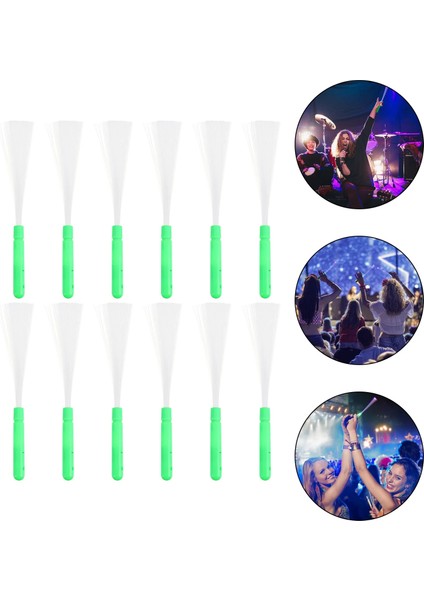 Mavi Sopa Optik Fiber Glow Işık LED Değnek Yukarı Değnekler Parti Düğün Köpük Sopa Toplu Kırbaç Fiber Koyu Iyilik Bilezikler Lamba Neon (Yurt Dışından) fırsatları