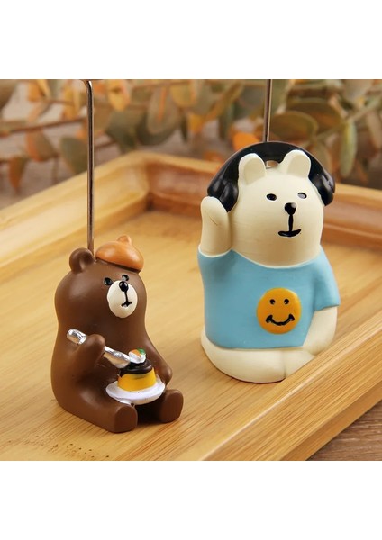 E 1 Adet Sevimli Hayvanlar Fotoğraf Tutucu Mesaj Klip Masa Numarası Tutucu Isim Kartı Placecard Kartpostal Standı Raf Ev Ofis Masası Dekorasyon (Yurt Dışından) fırsatları