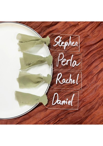 Buzlu Mavi 50 Adet Akrilik Düğün Yeri Kartı Oturma Kartları Düğün Spuulies Buzlu Isim Etiketi Kemer Boş Düğün Dekorasyon Dıy Şerit Asılı Burcu (Yurt Dışından) modelleri