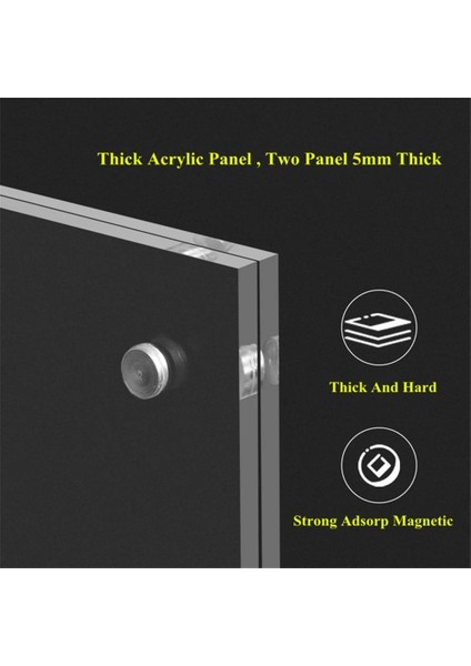 Dikey 100*150MM Çift Taraflı Şeffaf Akrilik Menü Kağıt Tutucu Standı Plastik Masa Burcu Kart Tutucu Masaüstü Mesaj Posteri Ekran Standı (Yurt Dışından) fiyatları