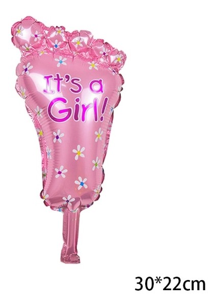 Pembe Ayak 1 Parça Mini Karikatür Hayvan Karakter Serisi Alüminyum Film Balon Doğum Günü Partisi Bebek Duş Bebek Duş Dekoratif Top (Yurt Dışından)