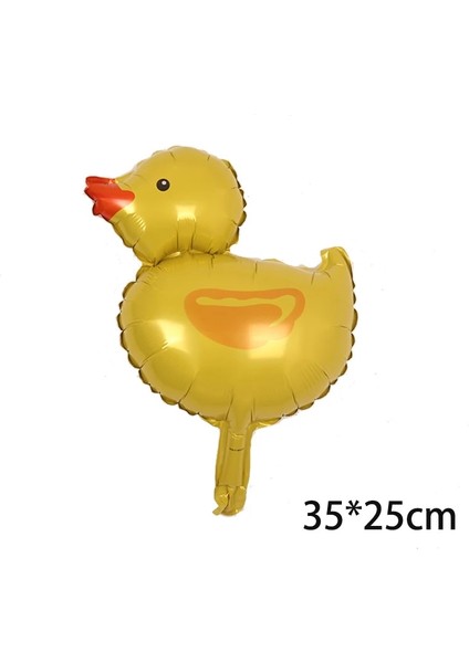Pembe Ayak 1 Parça Mini Karikatür Hayvan Karakter Serisi Alüminyum Film Balon Doğum Günü Partisi Bebek Duş Bebek Duş Dekoratif Top (Yurt Dışından)