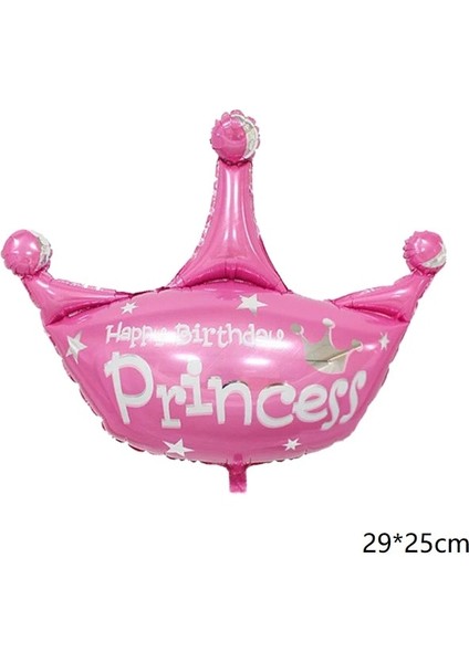 Pembe Ayak 1 Parça Mini Karikatür Hayvan Karakter Serisi Alüminyum Film Balon Doğum Günü Partisi Bebek Duş Bebek Duş Dekoratif Top (Yurt Dışından)