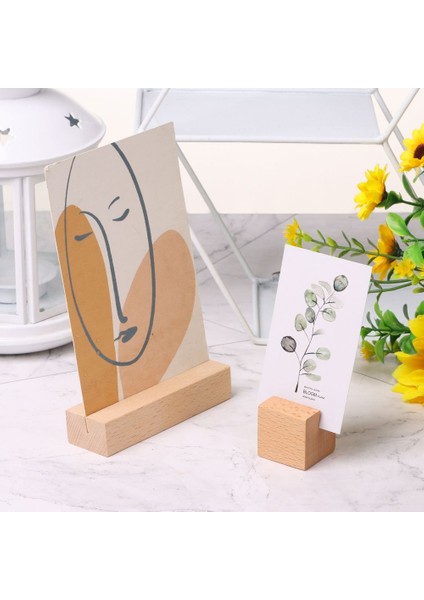 8x2.5x1.5cm-F 1 Adet Doğal Ahşap Memo Klipleri Fotoğraf Tutucu Kelepçeleri Stand Kartı Masaüstü Mesaj El Sanatları El Yapımı Memo Tutucu Ev Ofis Için (Yurt Dışından)