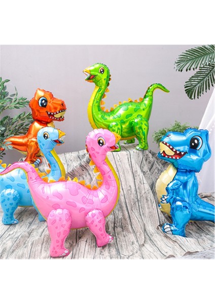 Resim Olarak 1 Adet 3D Dev Araya Dinozor Folyo Balon Hayvan Balonlar Çocuk Dinozor Doğum Günü Partisi Süslemeleri Balon Çocuk Oyuncakları (Yurt Dışından)