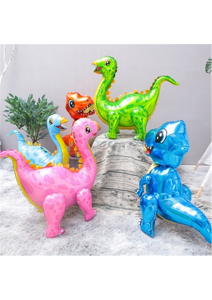 Resim Olarak 1 Adet 3D Dev Araya Dinozor Folyo Balon Hayvan Balonlar Çocuk Dinozor Doğum Günü Partisi Süslemeleri Balon Çocuk Oyuncakları (Yurt Dışından)