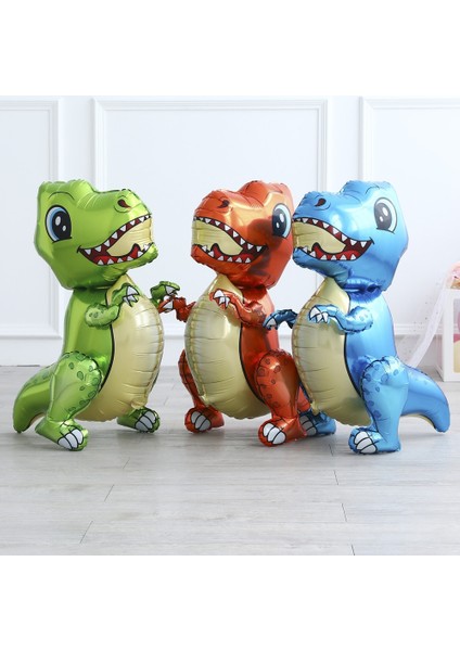 Resim Olarak 1 Adet 3D Dev Araya Dinozor Folyo Balon Hayvan Balonlar Çocuk Dinozor Doğum Günü Partisi Süslemeleri Balon Çocuk Oyuncakları (Yurt Dışından)