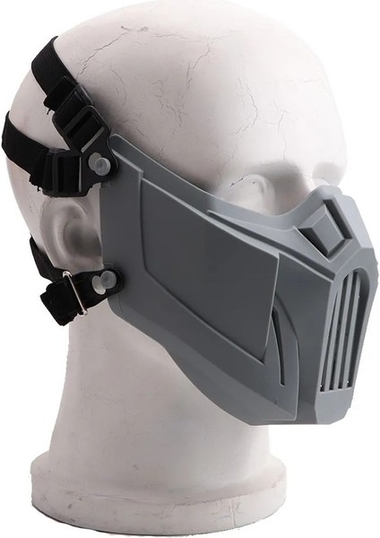 Bir Açık Maskeli Balo Solunum Maskesi Rüzgar Geçirmez Toz Geçirmez Cosplay Kayak Bisiklet Ayarlanabilir Güvenlik Yüz Maskesi Maskaralar (Yurt Dışından) modelleri