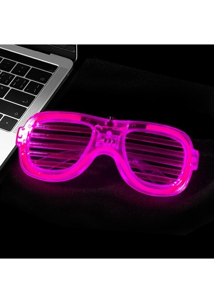 Pembe 10 Adet 5/10/25 Adet Light Up LED Gözlük Toplu 5 Renk Glow Gözlük Karanlıkta Glow Parti Malzemeleri Neon Parti Çocuklar Yetişkinler Için Iyilik (Yurt Dışından)